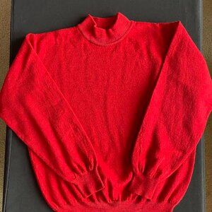 Cortina Italia Mens Red Sweater Crew Neck